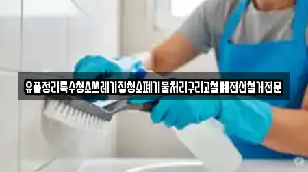 유품정리특수청소쓰레기집청소폐기물처리구리고철폐전선철거전문