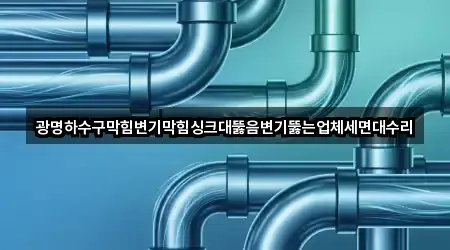 광명하수구막힘변기막힘싱크대뚫음변기뚫는업체세면대수리