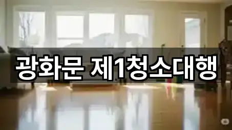 홍파동 청소 5곳 | 지도 리스트