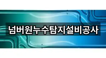 넘버원누수탐지설비공사