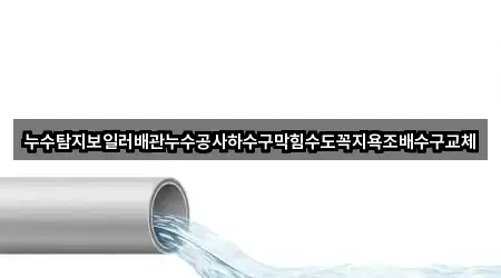 [위치] 경기도 용인 수지구 풍덕천동 누수 공사 4곳