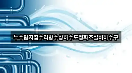 누수탐지집수리방수상하수도정화조설비하수구