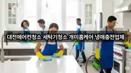 대전광역시 동구 신흥동 청소 5곳 위치 빠른접속