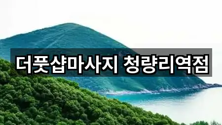 더풋샵마사지 청량리역점