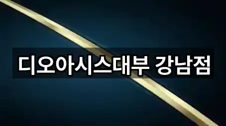 디오아시스대부 강남점