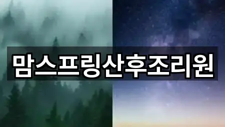 하남시 신장동 산후조리원 2곳 지도 길찾기