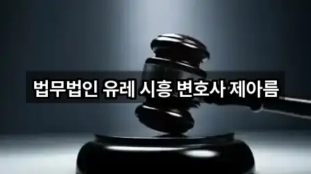 법무법인 유레 시흥 변호사 제아름