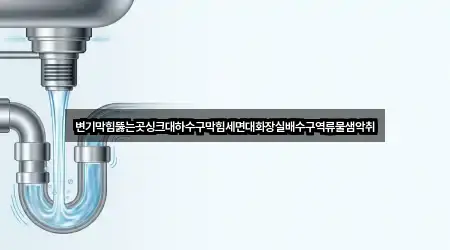 변기막힘뚫는곳싱크대하수구막힘세면대화장실배수구역류물샘악취