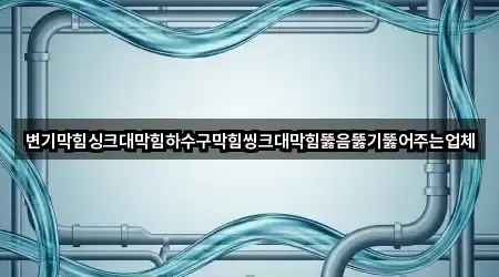 변기막힘싱크대막힘하수구막힘씽크대막힘뚫음뚫기뚫어주는업체
