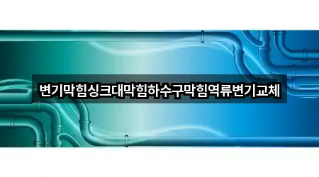 변기막힘싱크대막힘하수구막힘역류변기교체