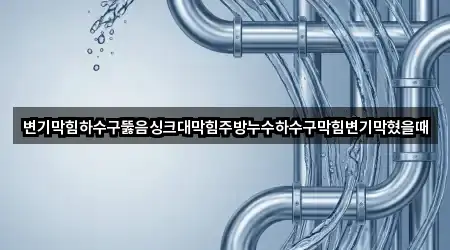 변기막힘하수구뚫음싱크대막힘주방누수하수구막힘변기막혔을때