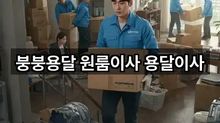 붕붕용달 원룸이사 용달이사