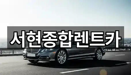 경북 석장동 장기렌트카 별점 높은 1곳