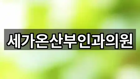 죽헌동 산부인과 3곳 근처 총정리