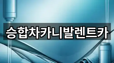 승합차카니발렌트카