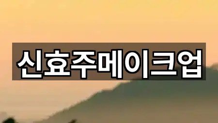 신효주메이크업