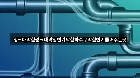 싱크대막힘씽크대막힘변기막힘하수구막힘변기뚫어주는곳