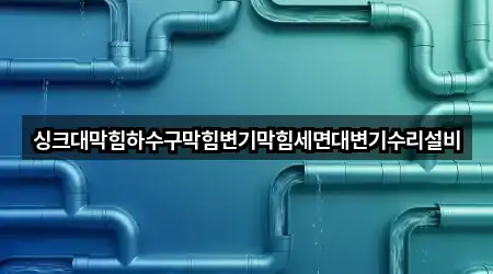 실시간 전남 순천시 해룡면 변기막힘 5곳