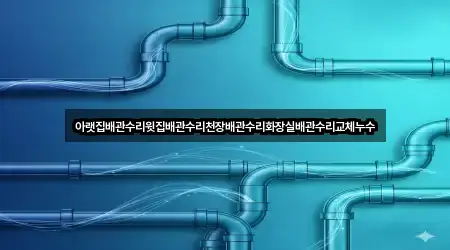 아랫집배관수리윗집배관수리천장배관수리화장실배관수리교체누수
