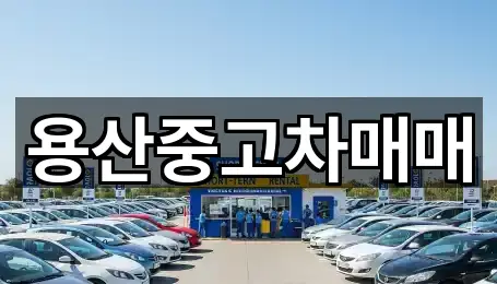 용산중고차매매