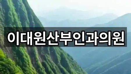 창원 충의동 산부인과 빠른 비교 1곳