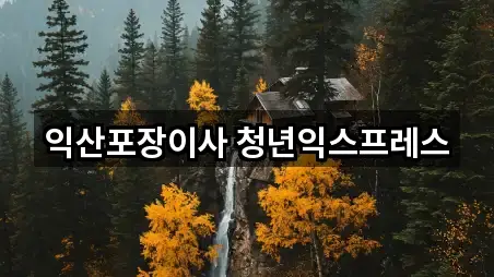 익산포장이사 청년익스프레스