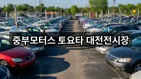 지금 주변의 대전 관저동 자동차전시장 4곳