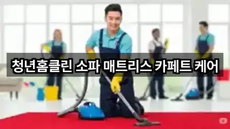 청년홈클린 소파 매트리스 카페트 케어