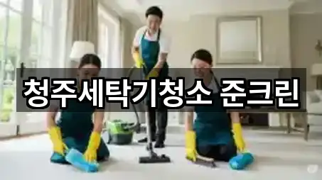 청주세탁기청소 준크린