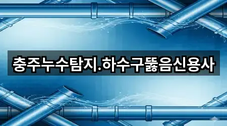 바로 비교: 충주 종민동 하수구뚫음 4곳