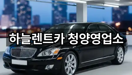 충청남도 청양읍 렌트카 3곳 즉시 보기