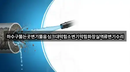 하수구뚫는곳변기뚫음싱크대막힘소변기막힘화장실역류변기수리