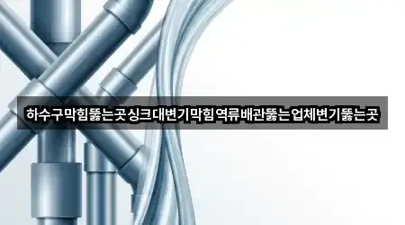 하수구막힘뚫는곳싱크대변기막힘역류배관뚫는업체변기뚫는곳