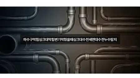 하수구막힘싱크대막힘변기막혔을때싱크대수전세면대수전누수탐지