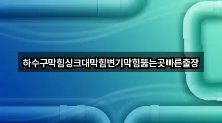 연락 가능한 대구광역시 중구 하서동 싱크대막힘 5곳
