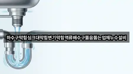 하수구막힘싱크대막힘변기막힘역류배수구뚫음뚫는업체누수설비