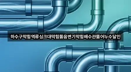 하수구막힘역류싱크대막힘뚫음변기막힘배수관뚫어누수달인