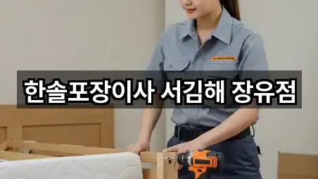 한솔포장이사 서김해 장유점