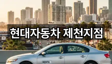 현대자동차 제천지점