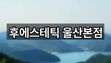 후에스테틱 울산본점