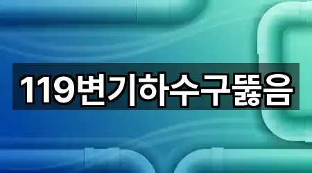 119변기하수구뚫음