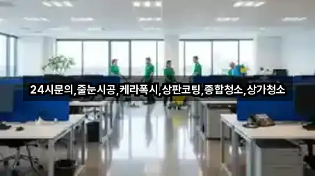 24시문의,줄눈시공,케라폭시,상판코팅,종합청소,상가청소